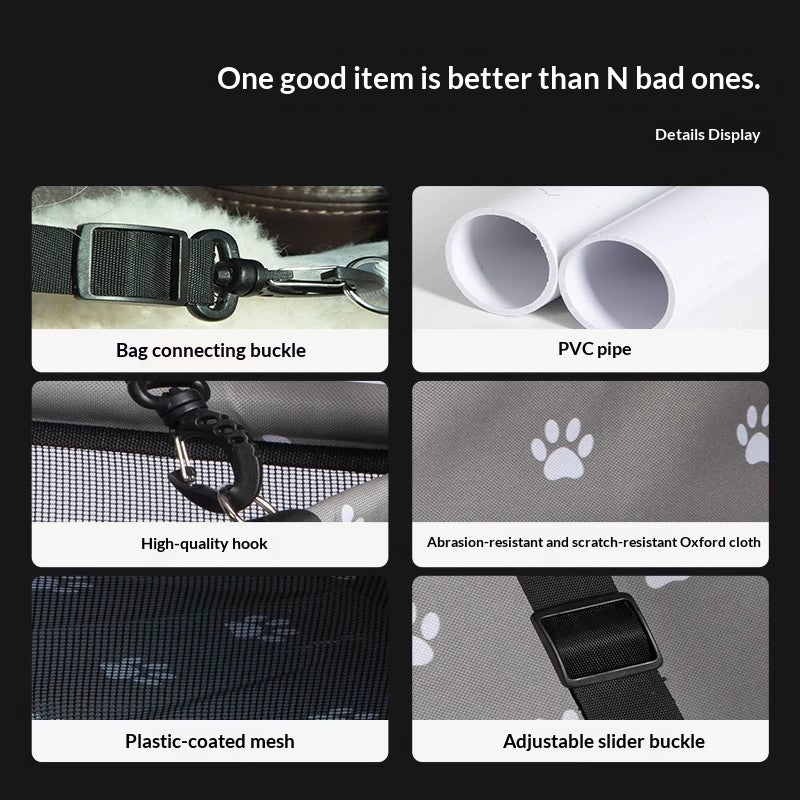 Portable Dog Car Seat – Safe, Cosy & Machine Washable
