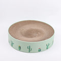 Round Cat Scratch Board, Bed & Toy – 3-in-1 Cat Essential