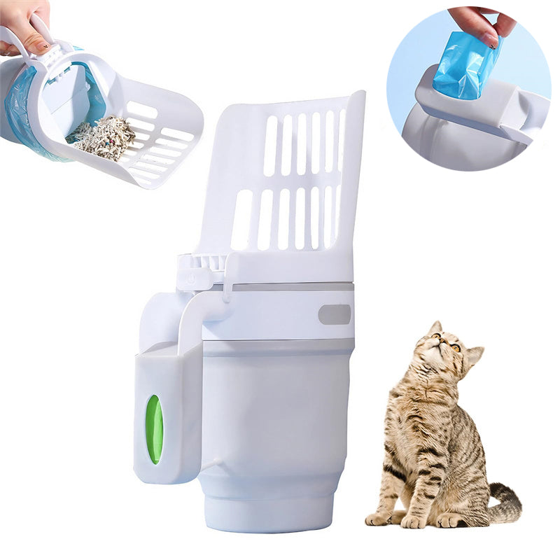 Self-Cleaning Cat Litter Scoop – Mess-Free Waste Removal