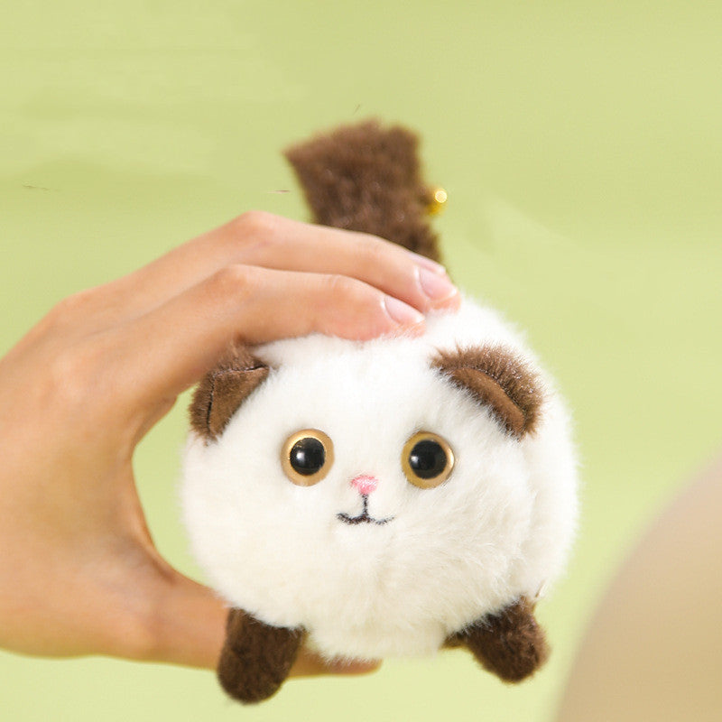 Plush Drawstring Cat Toy – Bunny & Mouse Design